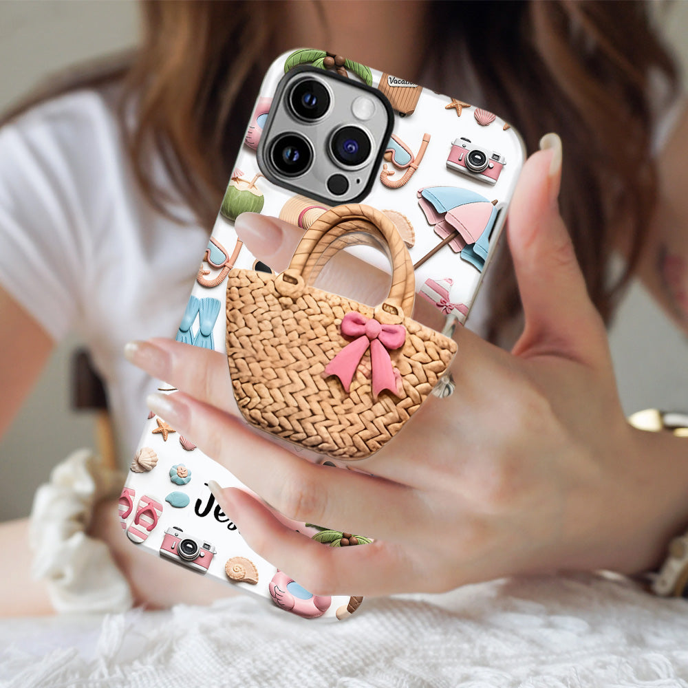 Beach Lovin' Girl - Personalized Sea Lover Full Print Phone Case