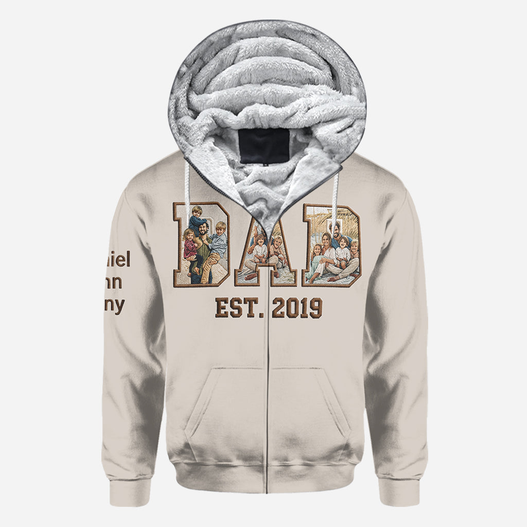 Meilleur Papa - Chemise Personnalisée Tout Imprimé