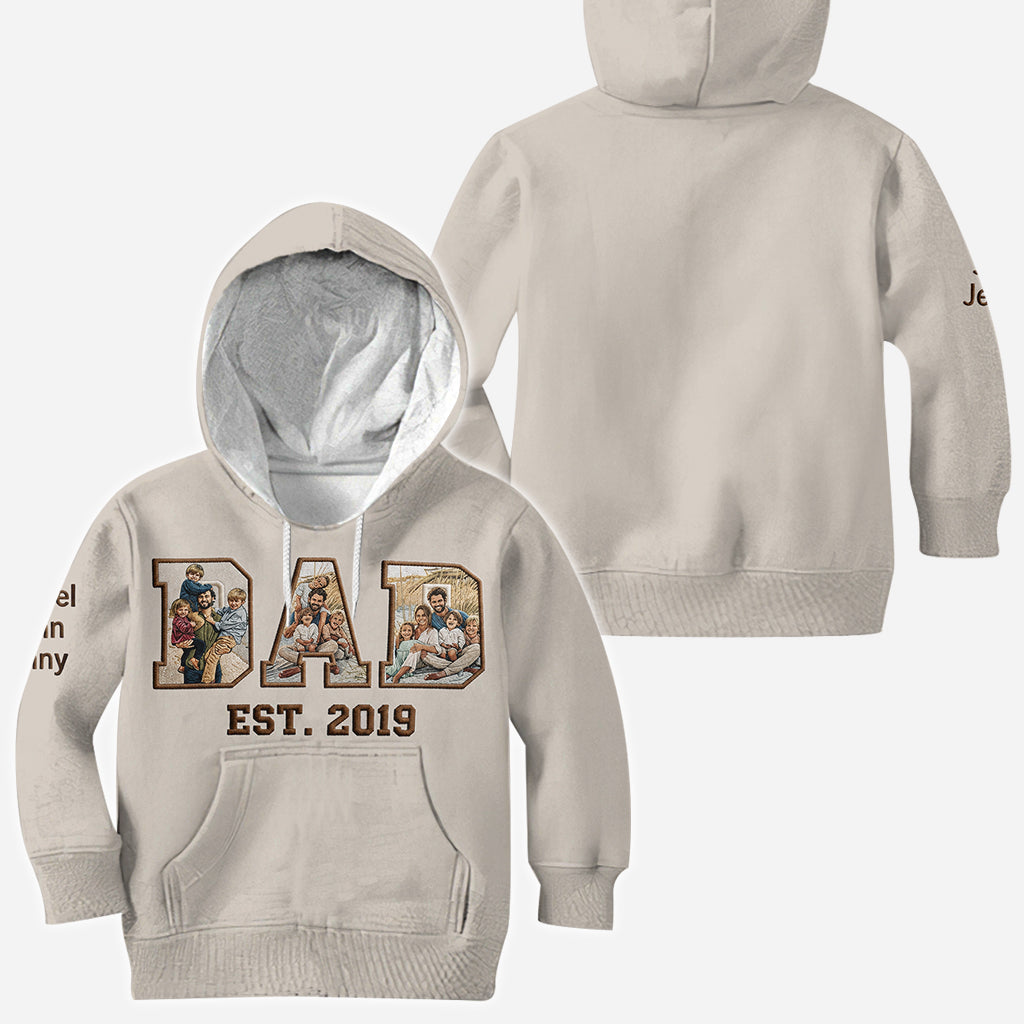 Meilleur Papa - Chemise Personnalisée Tout Imprimé