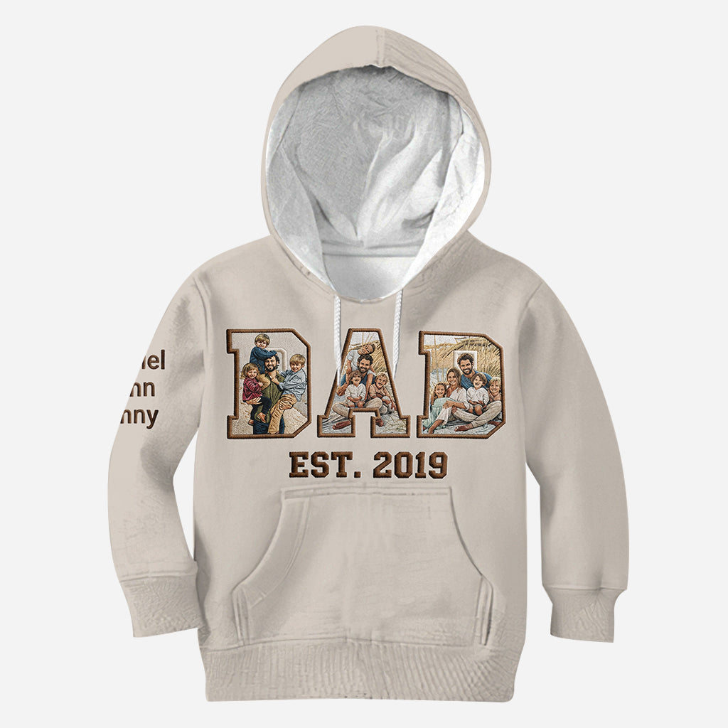 Meilleur Papa - Chemise Personnalisée Tout Imprimé