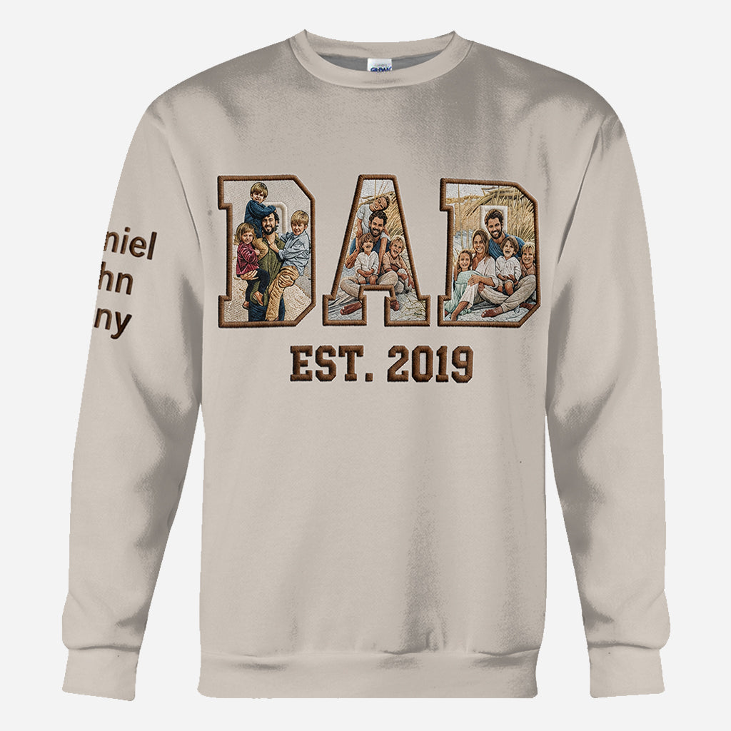 Meilleur Papa - Chemise Personnalisée Tout Imprimé