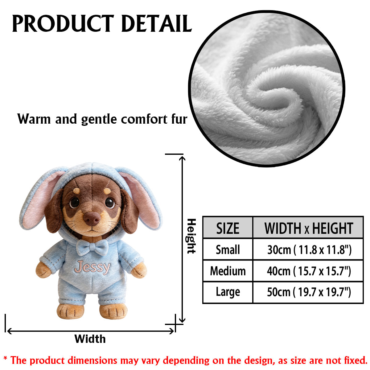 Easter Pet - Personalized Dog Premium Faux Fur Pillow