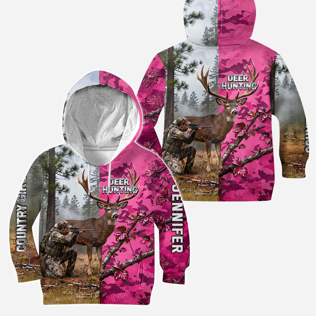 Chasse à la campagne - Sweat à capuche et legging de chasse personnalisés