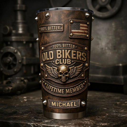 Old Biker Club - Gobelet personnalisé pour motards