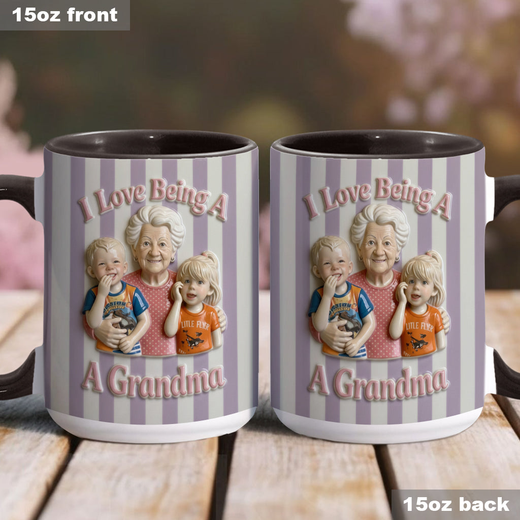 J'adore être grand-parent - Mug personnalisé pour les grands-parents