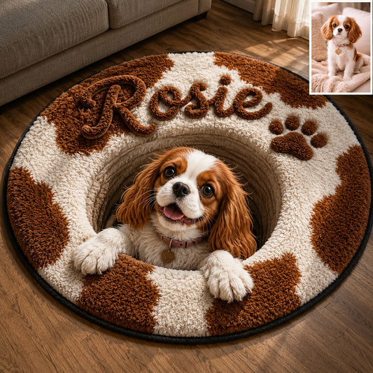 Tapis Antidérapant Personnalisé pour Chien - Beau Design