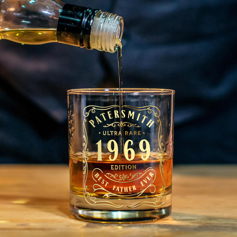 Cadeau idéal pour les amateurs de whisky, bourbon et cognac... Pour un papa ou un mari aimant... - Coffret carafe à whisky personnalisée