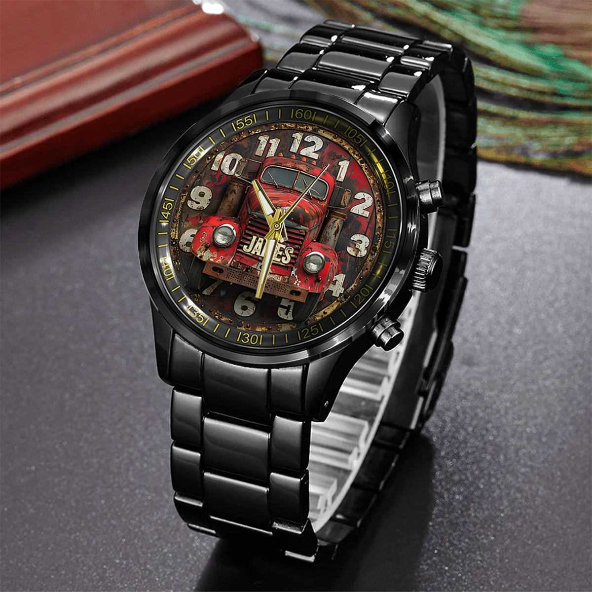 Gift For Trucker - Personalized Trucker Hand Watch