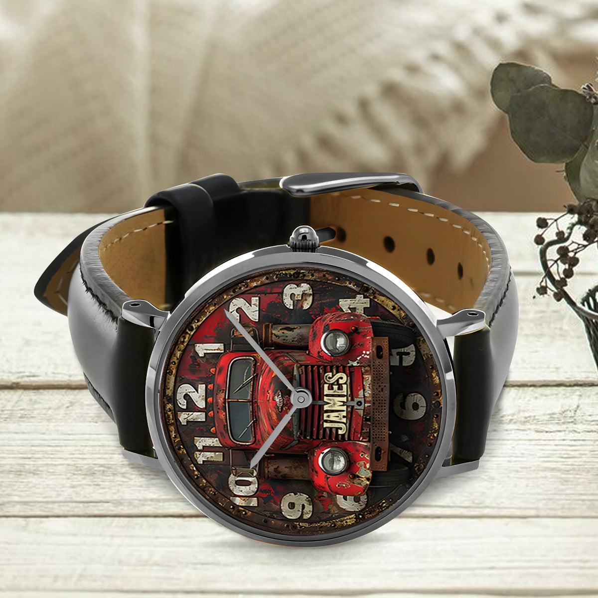 Gift For Trucker - Personalized Trucker Hand Watch