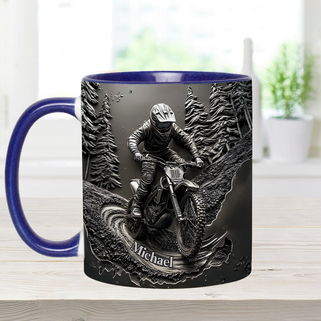 Mug personnalisé Moto Life - Motif moto cross