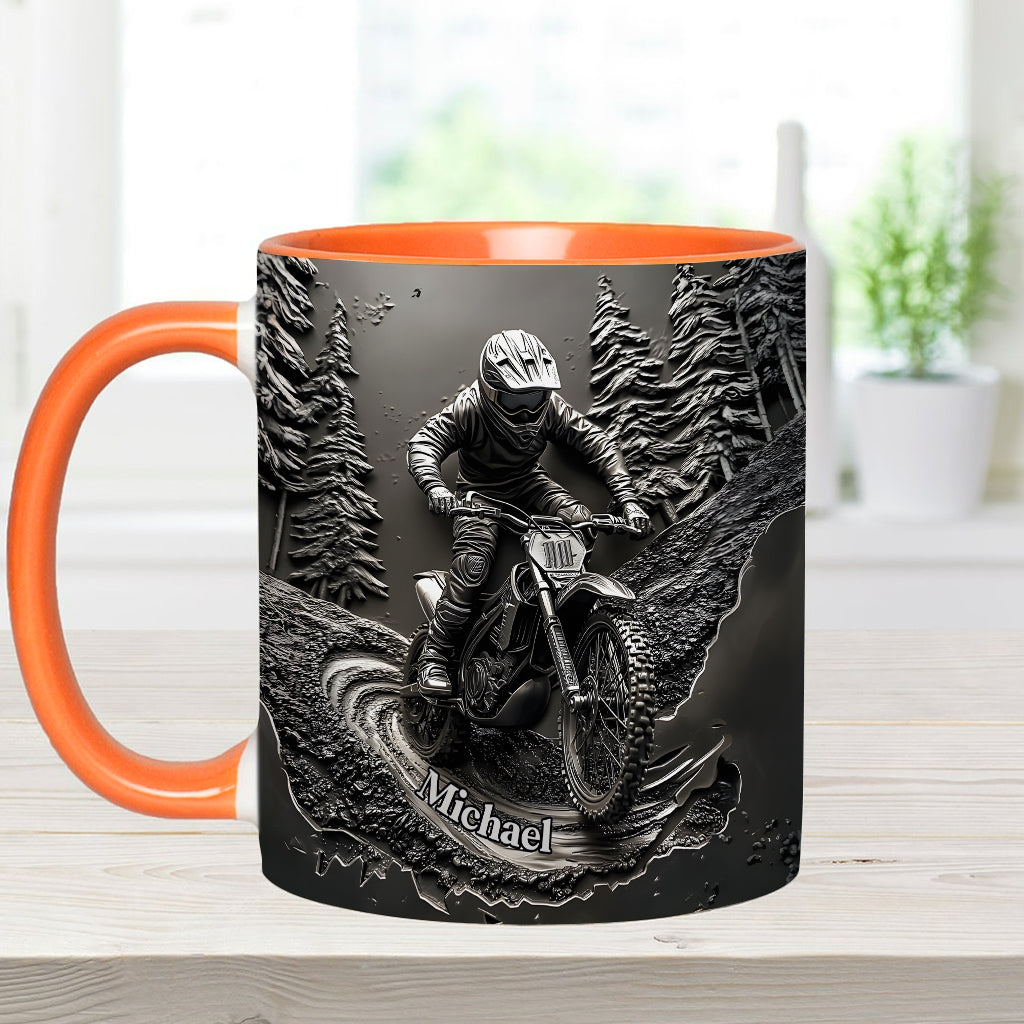 Mug personnalisé Moto Life - Motif moto cross