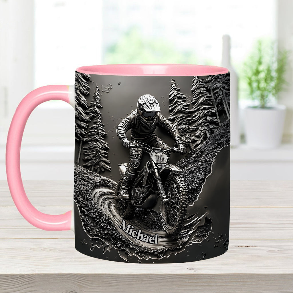 Mug personnalisé Moto Life - Motif moto cross