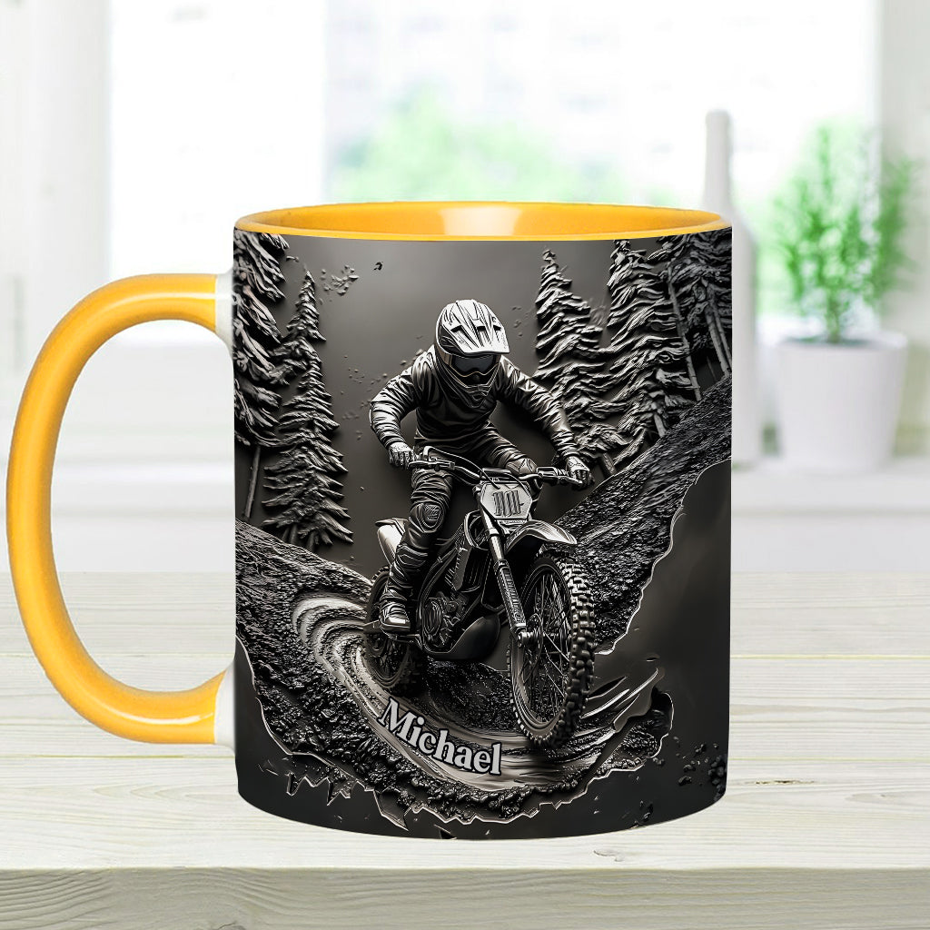 Mug personnalisé Moto Life - Motif moto cross