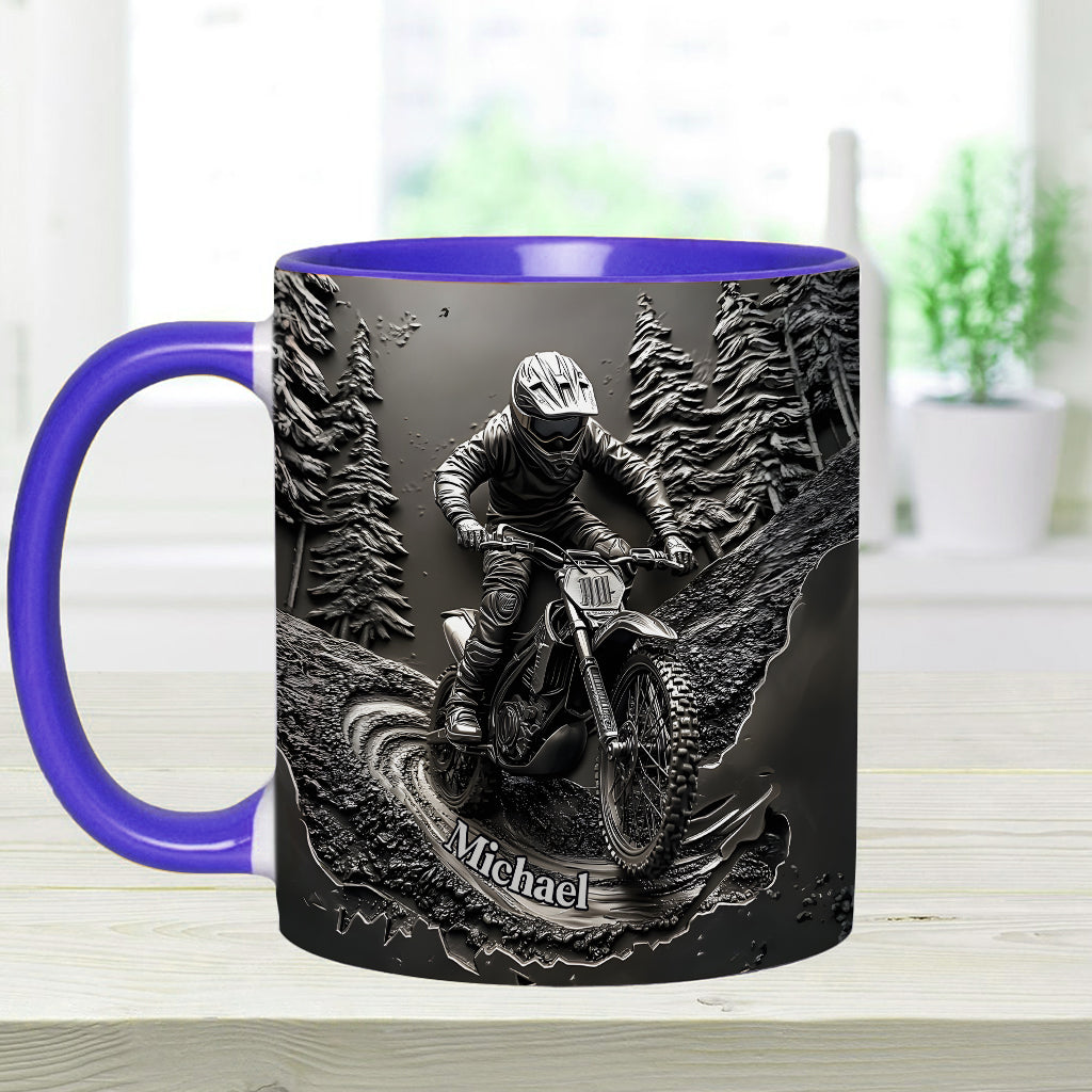 Mug personnalisé Moto Life - Motif moto cross