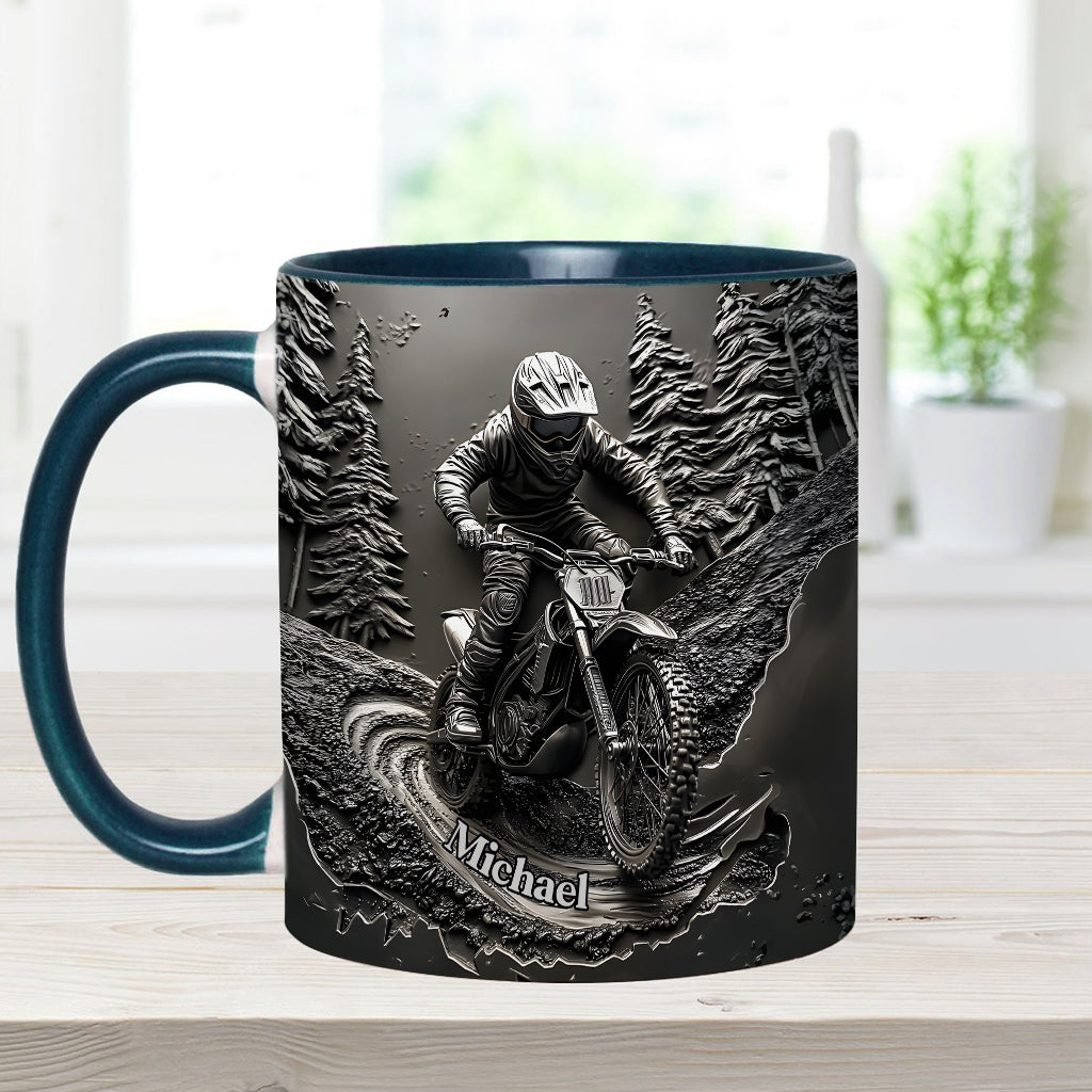 Mug personnalisé Moto Life - Motif moto cross