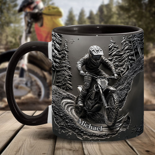 Mug personnalisé Moto Life - Motif moto cross