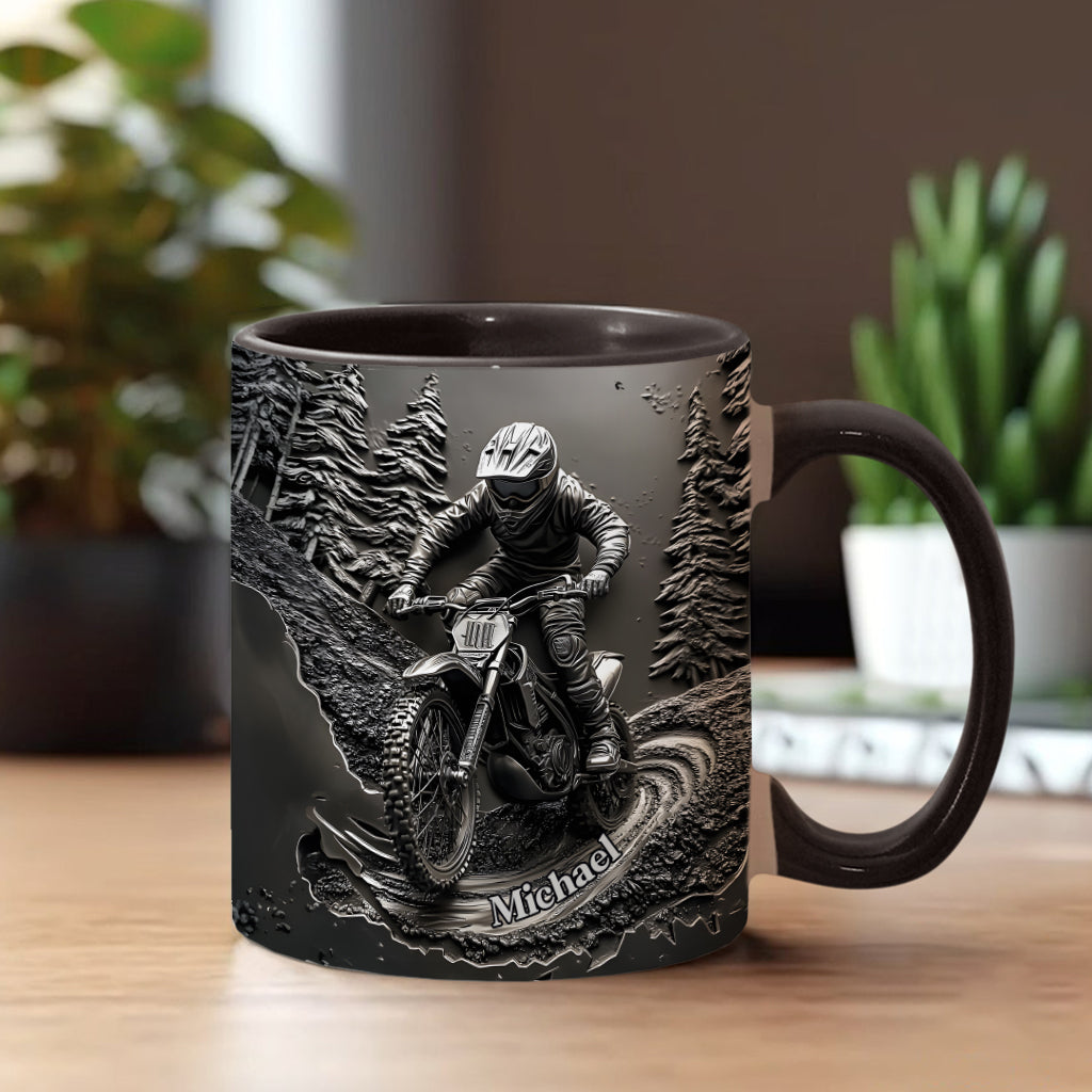 Mug personnalisé Moto Life - Motif moto cross