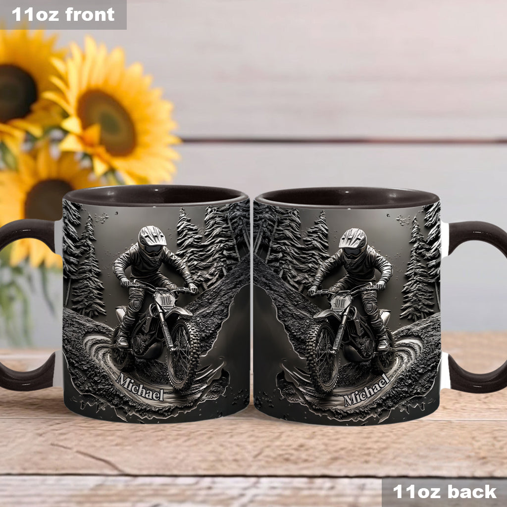 Mug personnalisé Moto Life - Motif moto cross