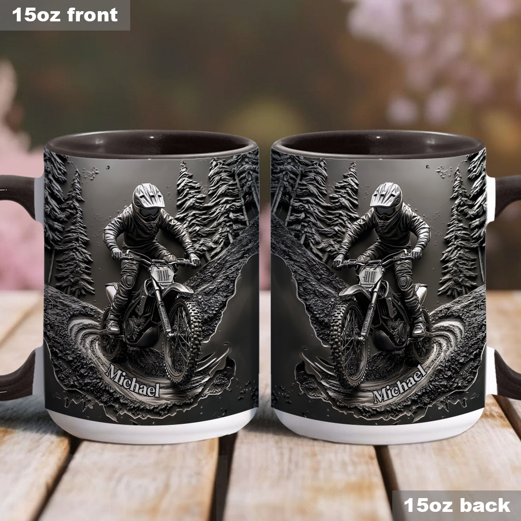 Mug personnalisé Moto Life - Motif moto cross