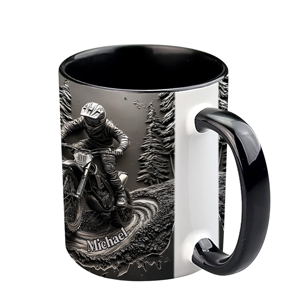 Mug personnalisé Moto Life - Motif moto cross