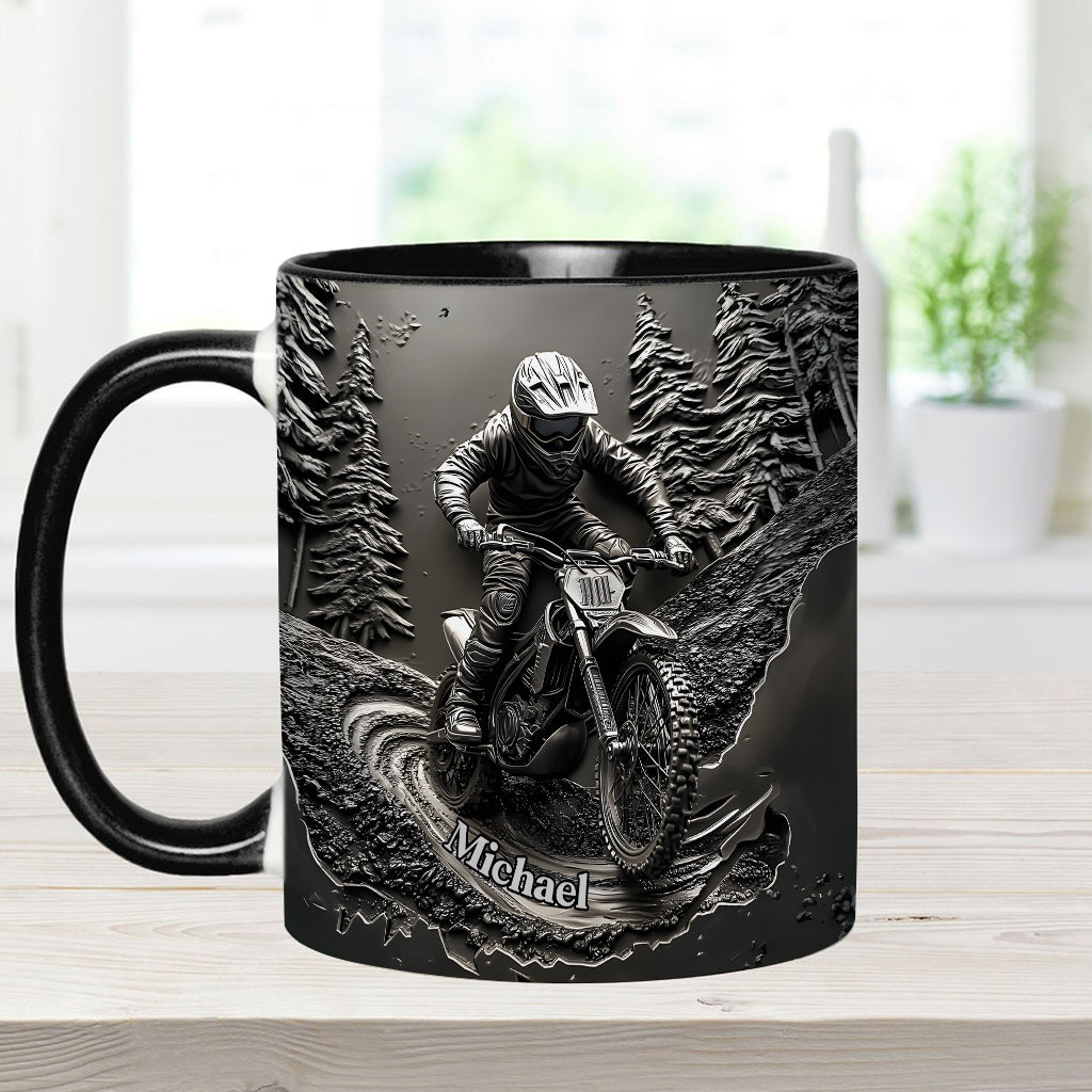 Mug personnalisé Moto Life - Motif moto cross