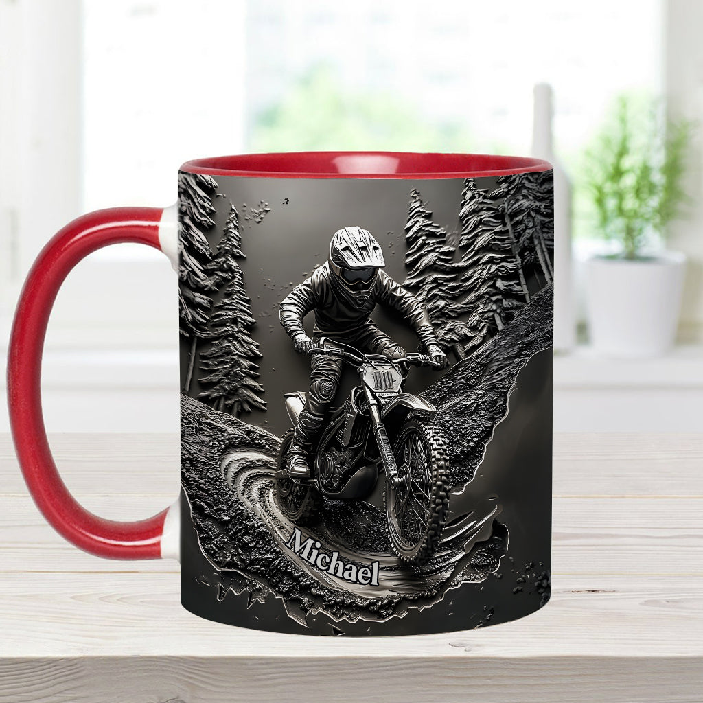 Mug personnalisé Moto Life - Motif moto cross