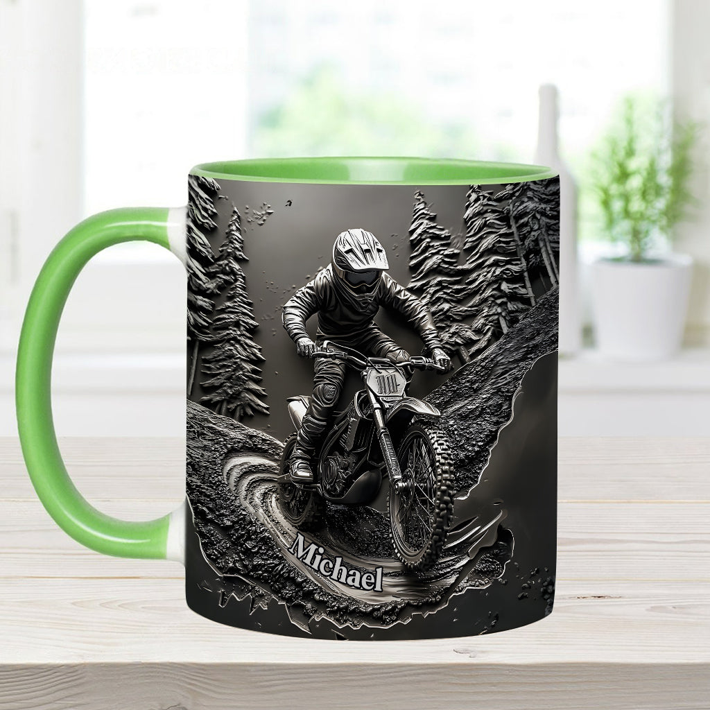 Mug personnalisé Moto Life - Motif moto cross
