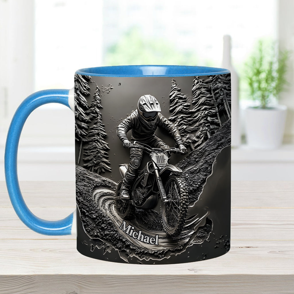Mug personnalisé Moto Life - Motif moto cross