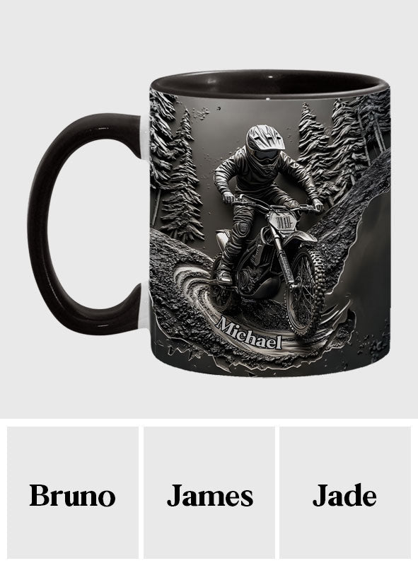 Mug personnalisé Moto Life - Motif moto cross