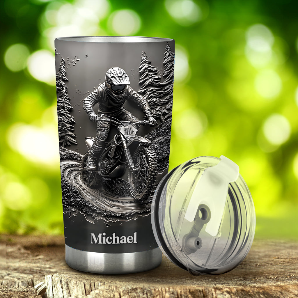 Moto Life - Personalized Dirt Bike Tumbler