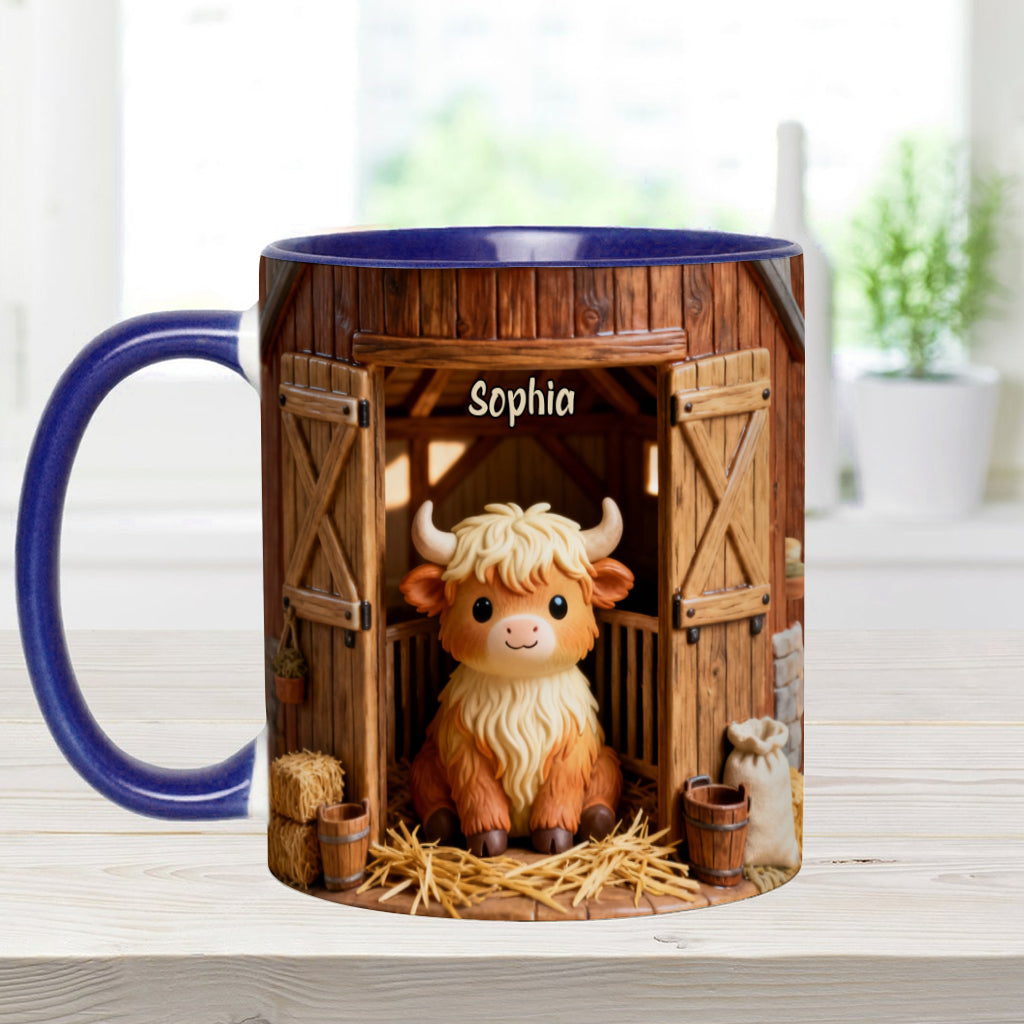 Mug personnalisé « Vache des Highlands » - Mignonne Vache Highland