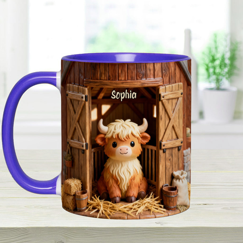 Mug personnalisé « Vache des Highlands » - Mignonne Vache Highland