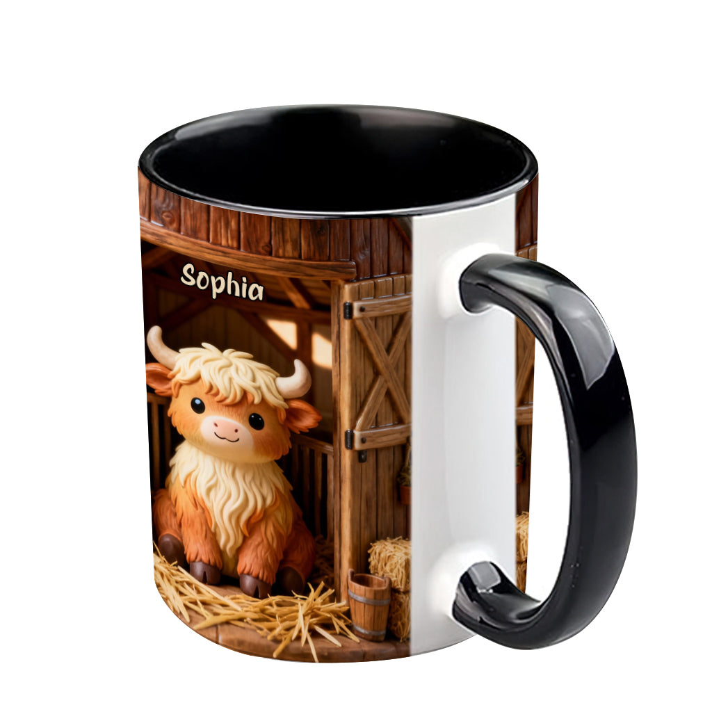 Mug personnalisé « Vache des Highlands » - Mignonne Vache Highland
