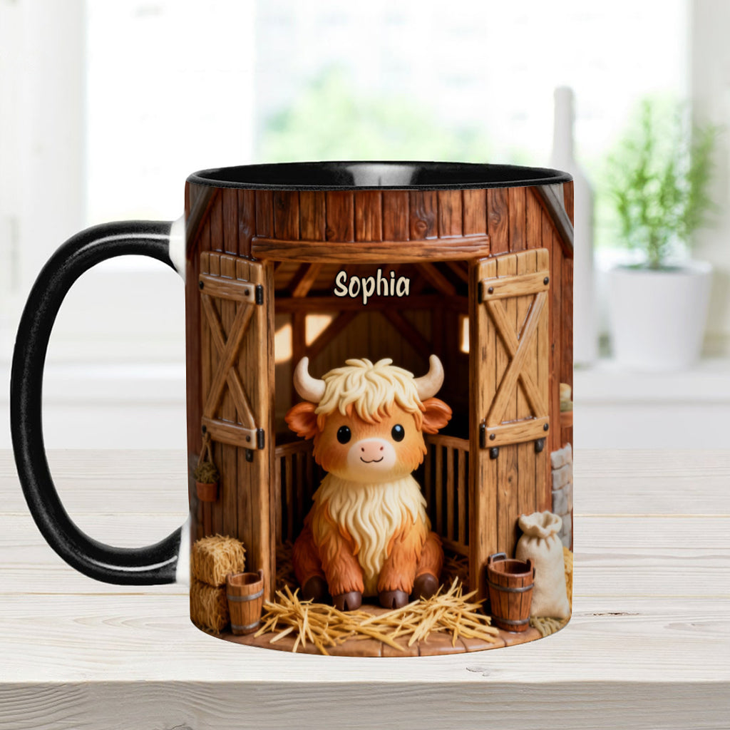 Mug personnalisé « Vache des Highlands » - Mignonne Vache Highland