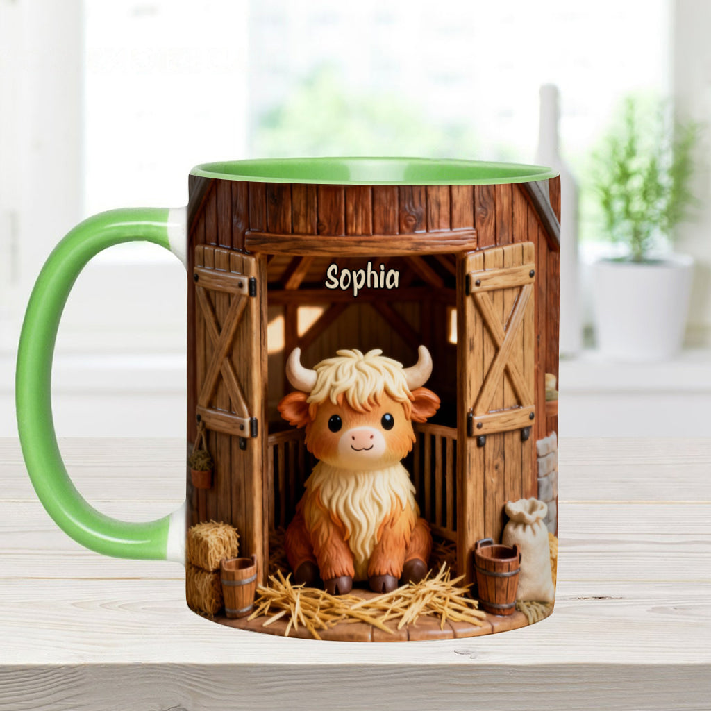 Mug personnalisé « Vache des Highlands » - Mignonne Vache Highland