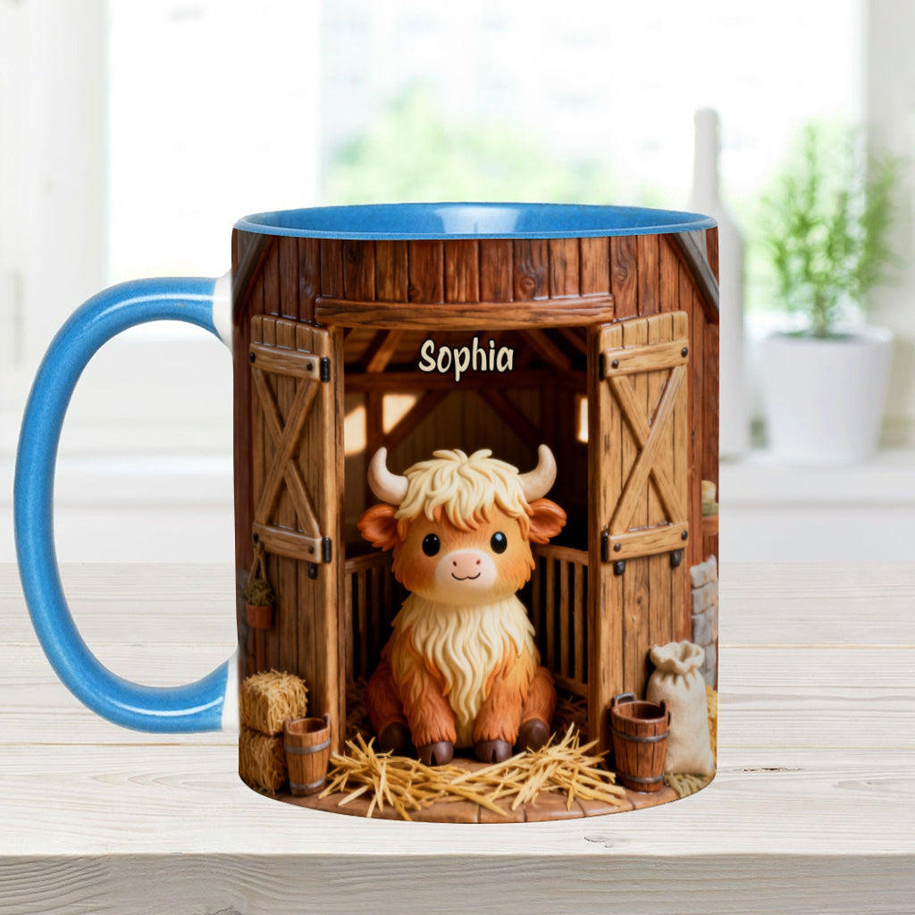 Mug personnalisé « Vache des Highlands » - Mignonne Vache Highland