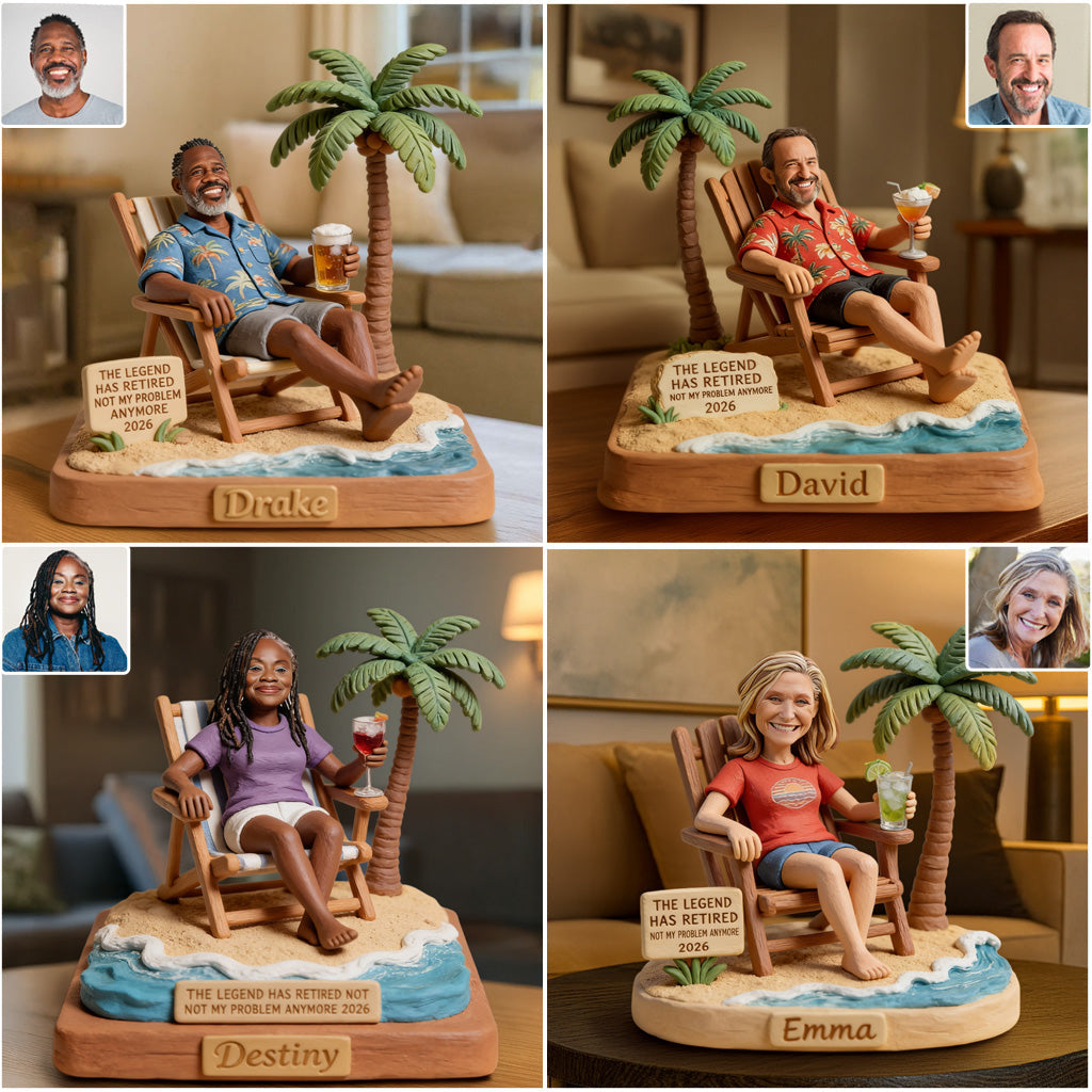 Plaque acrylique personnalisée à partir de n'importe quelle photo - Plaque commémorative sur mesure pour retraités