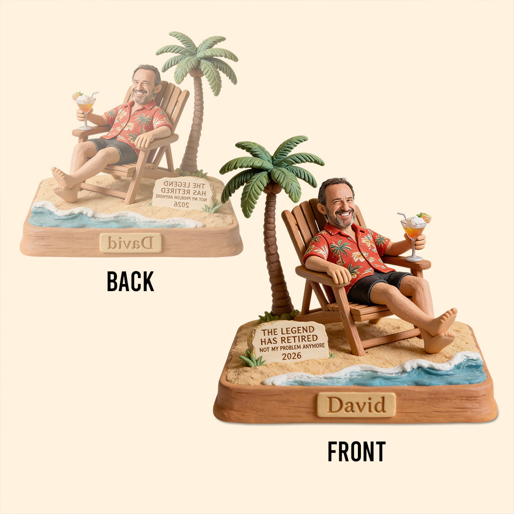 Plaque acrylique personnalisée à partir de n'importe quelle photo - Plaque commémorative sur mesure pour retraités