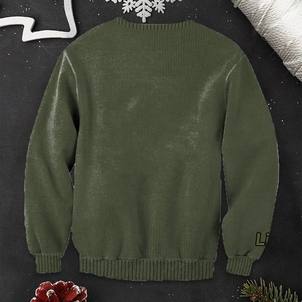 Love Fishing - Personalized Fishing Ugly Sweater