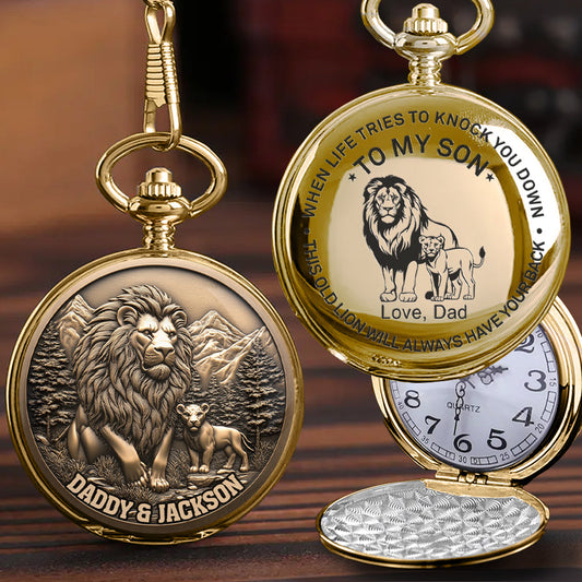 À mon fils - Montre de poche personnalisée