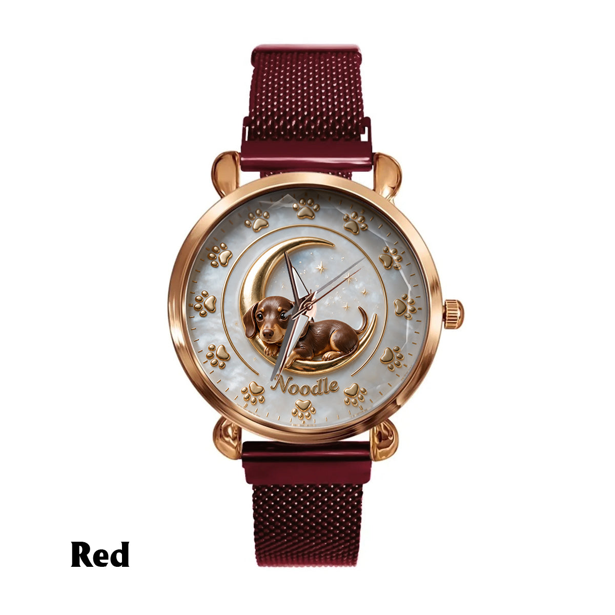 La vie est meilleure avec mon chien - Montre femme personnalisée