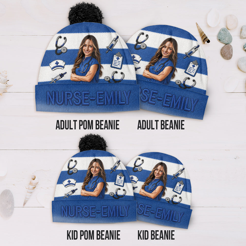 Mon Job de Photo - Bonnet Infirmier Personnalisé