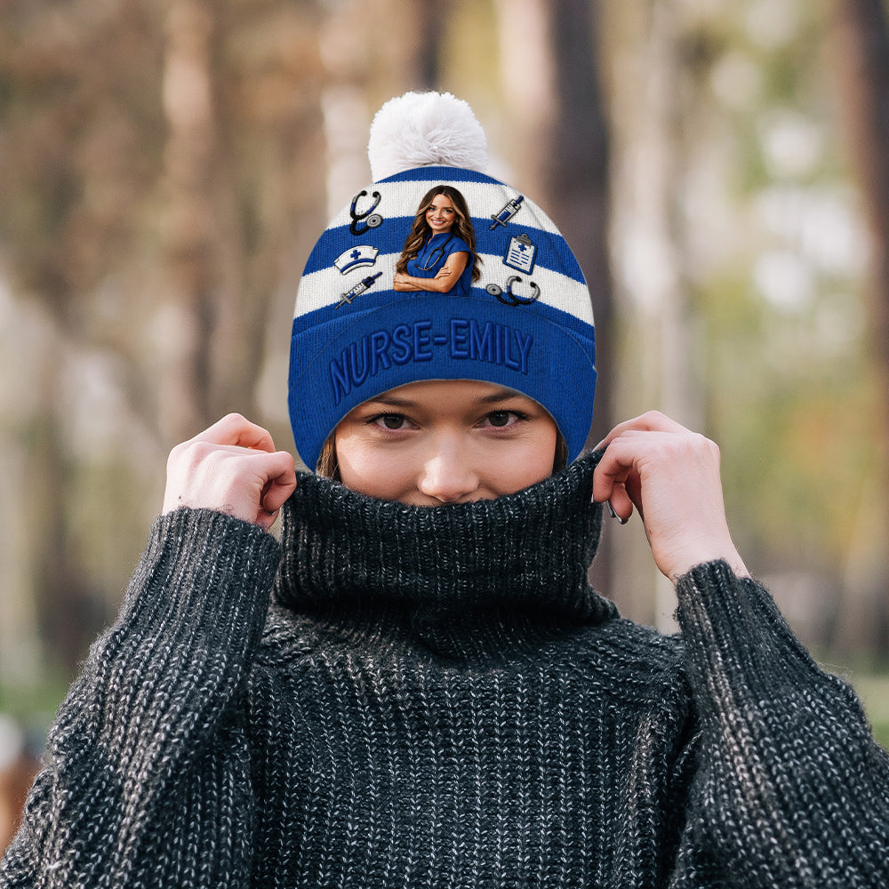 Mon Job de Photo - Bonnet Infirmier Personnalisé