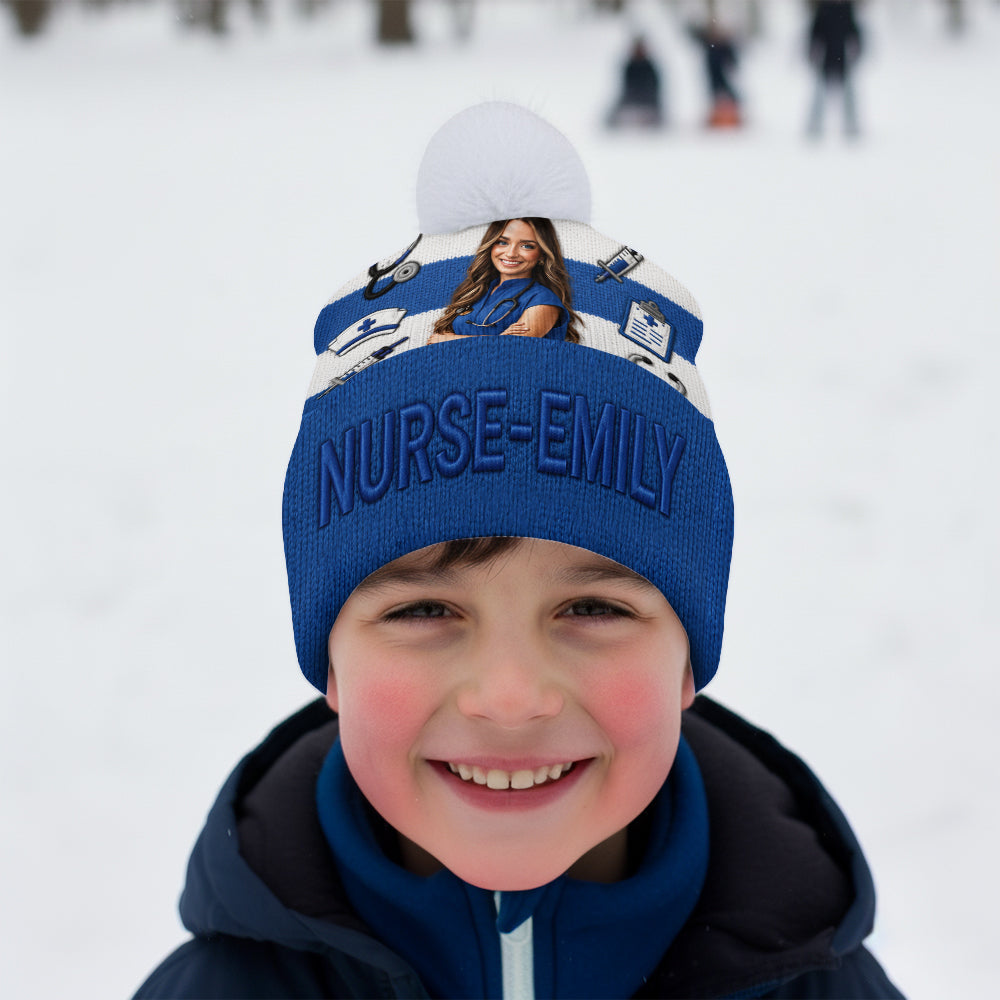 Mon Job de Photo - Bonnet Infirmier Personnalisé