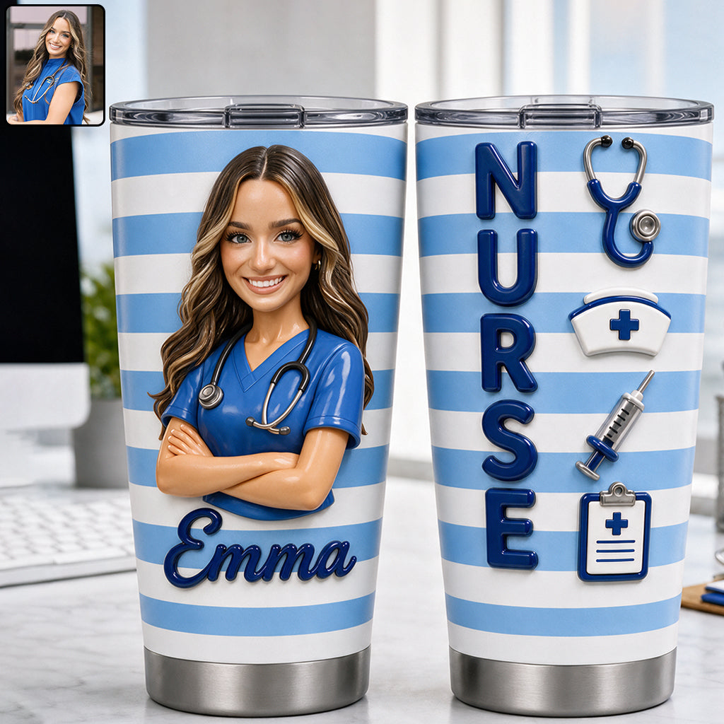Tasse Infirmière Personnalisée - Vie d'Amour de Photo
