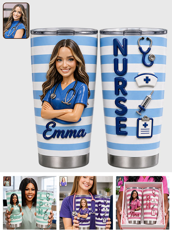 Tasse Infirmière Personnalisée - Vie d'Amour de Photo