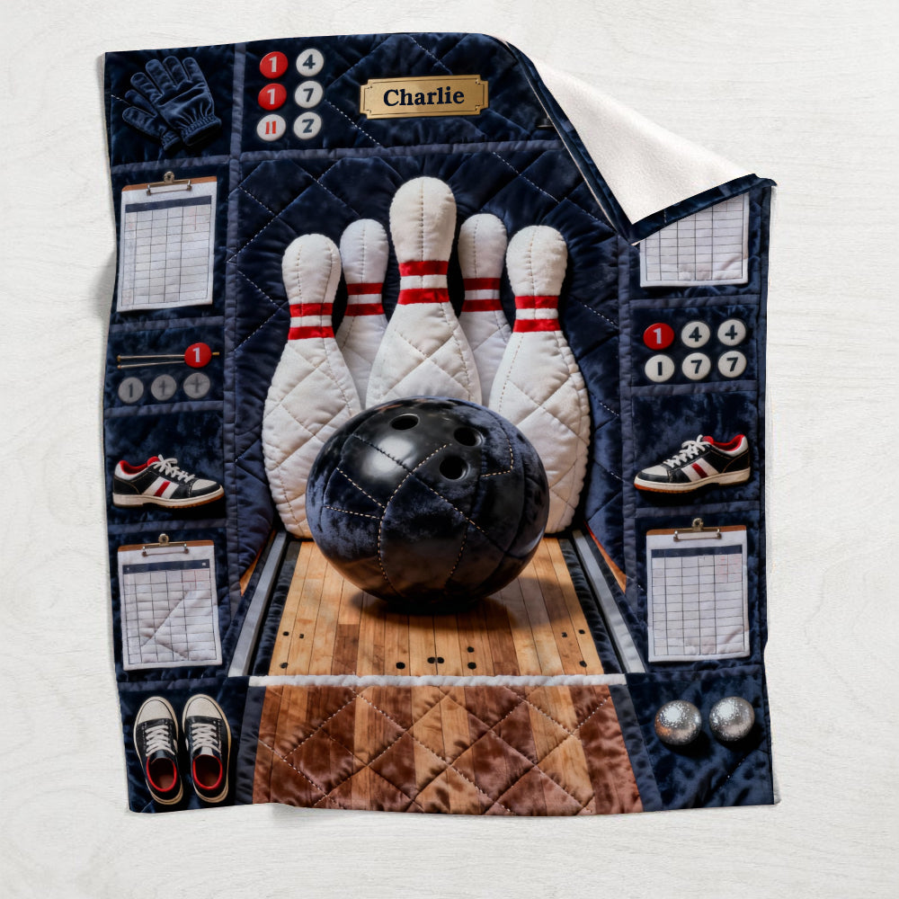 J'adore le bowling - Couverture de bowling personnalisée