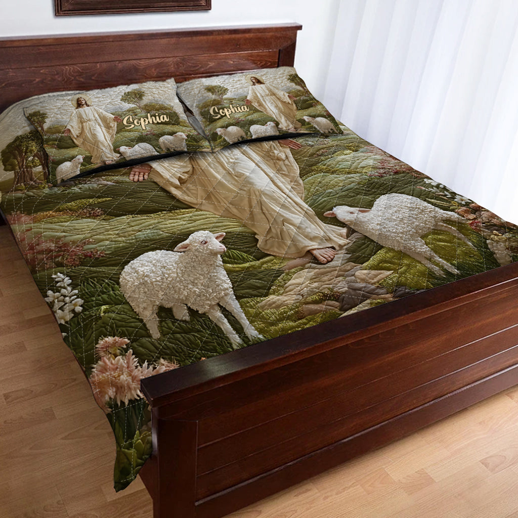 Grace and Glory - Personalized Christian Quilt Set