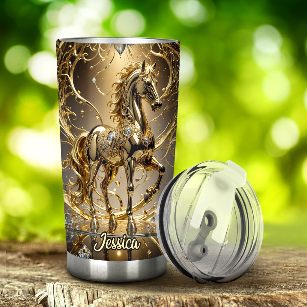 Love Horse - Personalized Horse Tumbler