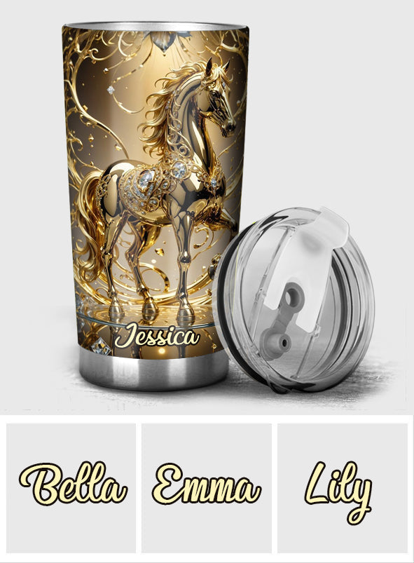 Love Horse - Personalized Horse Tumbler